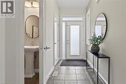 Entrance foyer with baseboards - 