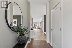Hallway featuring recessed lighting and baseboards - 
