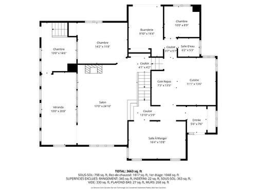 Plan (croquis) - 511Z Rg St-Louis, Saint-André-Avellin, QC 