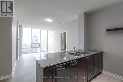 3108 - 3525 Kariya Drive, Mississauga, ON - Indoor Photo Showing Kitchen With Double Sink