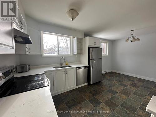 22 Springbrook Drive, Peterborough (Monaghan Ward 2), ON - Indoor Photo Showing Kitchen With Double Sink