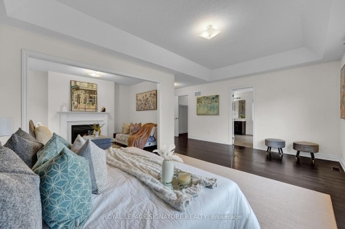 58 Orangeblossom Trail, Brampton, ON - Indoor Photo Showing Living Room With Fireplace