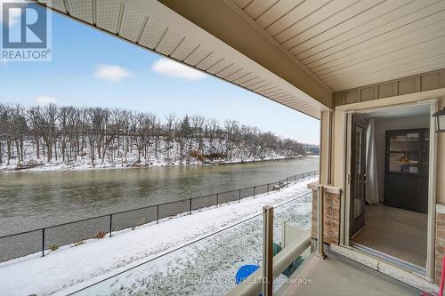 7 - 80 Willow Street, Brant, ON - Outdoor With Body Of Water With Balcony With Exterior
