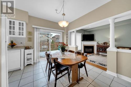6323 Lisgar Drive, Mississauga, ON - Indoor Photo Showing Dining Room With Fireplace