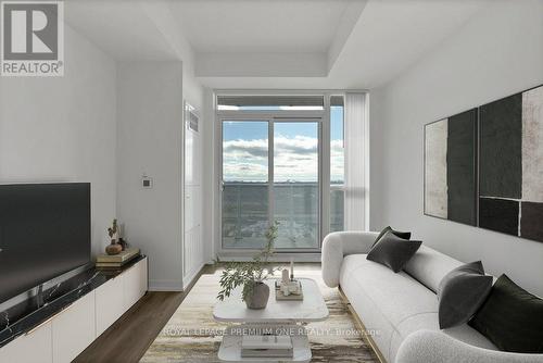 4010 - 28 Interchange Way, Vaughan, ON - Indoor Photo Showing Living Room