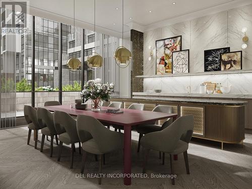 214 - 30 Inn On The Park Drive, Toronto, ON - Indoor Photo Showing Dining Room