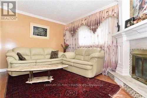 24 Charlton Crescent, Ajax, ON - Indoor Photo Showing Living Room With Fireplace