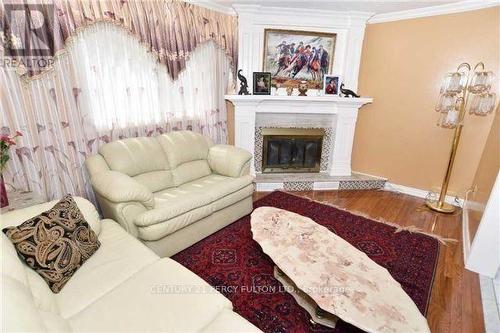 24 Charlton Crescent, Ajax, ON - Indoor Photo Showing Living Room With Fireplace