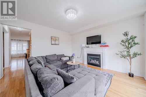 50 Everingham Circle, Brampton, ON - Indoor Photo Showing Living Room With Fireplace