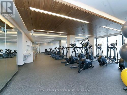 4701 - 20 Shore Breeze Drive, Toronto, ON - Indoor Photo Showing Gym Room
