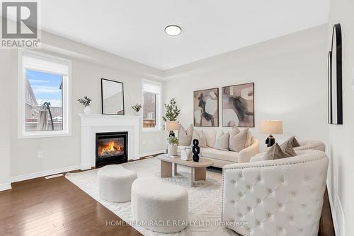 1344 Rose Way, Milton, ON - Indoor Photo Showing Living Room With Fireplace