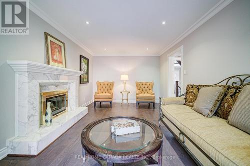 1690 Carrington Road, Mississauga, ON - Indoor Photo Showing Living Room With Fireplace