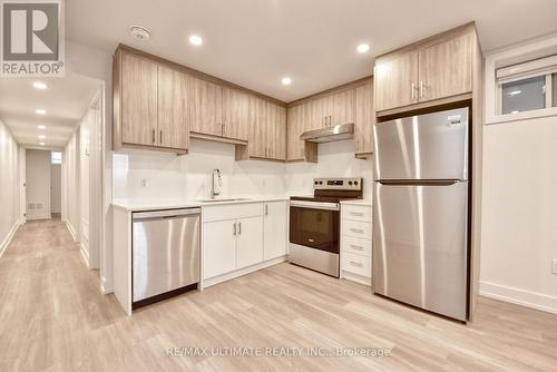 Basement - 385 Mcroberts Avenue, Toronto, ON - Indoor Photo Showing Kitchen With Stainless Steel Kitchen