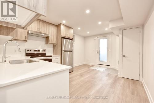 Basement - 385 Mcroberts Avenue, Toronto, ON - Indoor Photo Showing Kitchen With Stainless Steel Kitchen With Upgraded Kitchen