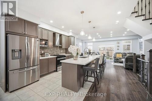 Granite Countertop. S/S Appliances - 2 Camilleri Road, Ajax, ON - Indoor Photo Showing Kitchen With Stainless Steel Kitchen With Upgraded Kitchen