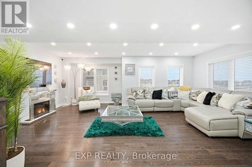 2 Camilleri Road, Ajax, ON - Indoor Photo Showing Living Room With Fireplace
