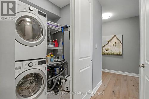 Laundry w/Added storage shelving - 603 - 2121 Lakeshore Road, Burlington (Brant), ON - Indoor Photo Showing Laundry Room