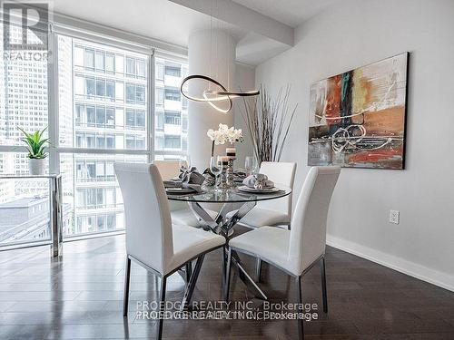 1504 - 1 The Esplanade Street, Toronto, ON - Indoor Photo Showing Dining Room