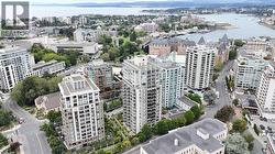 Drone / aerial view with a water view - 