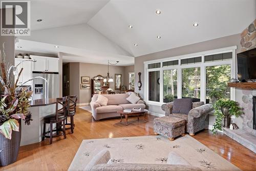 507 Ladale Lane, Wheatley, ON - Indoor Photo Showing Living Room With Fireplace