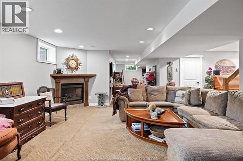 507 Ladale Lane, Wheatley, ON - Indoor Photo Showing Living Room With Fireplace