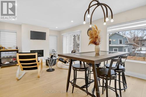 116 King George Street, Ottawa, ON - Indoor Photo Showing Dining Room With Fireplace