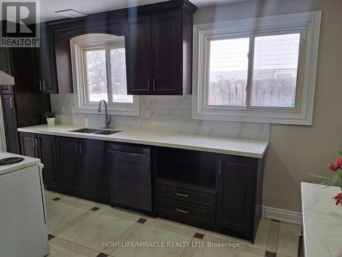 22 Graymar Road, Brampton, ON - Indoor Photo Showing Kitchen With Double Sink