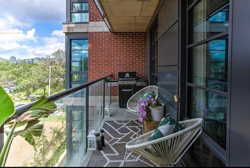 Balcon - 413-1340 Rue Olier, Montréal (Le Sud-Ouest), QC - Outdoor With Balcony With Exterior