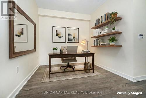 Den-virtual staged - 1001 - 4699 Glen Erin Drive, Mississauga, ON - Indoor Photo Showing Office