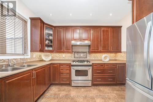 14 Alboreto Way, Brampton, ON - Indoor Photo Showing Kitchen With Double Sink