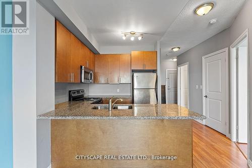 2206 - 133 Wynford Drive, Toronto, ON - Indoor Photo Showing Kitchen With Double Sink