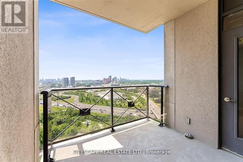 2206 - 133 Wynford Drive, Toronto, ON - Outdoor With Balcony With Exterior