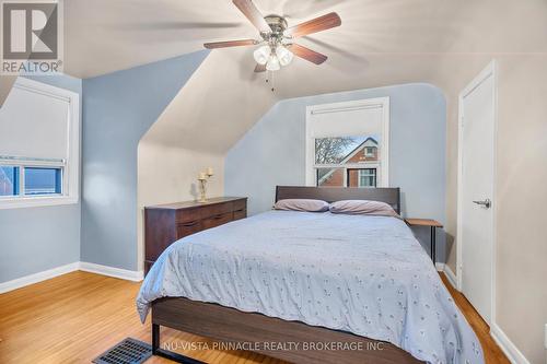 Master Bedroom, double closets, original hardwood - 81 Dunkirk Drive N, St. Thomas, ON - Indoor Photo Showing Bedroom