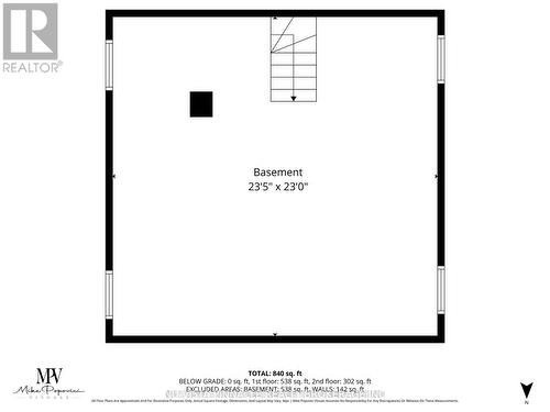 Basement layout, approx. measurements. - 81 Dunkirk Drive N, St. Thomas, ON - Other