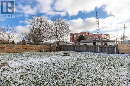 Firepit, private yard, wooded fence. - 81 Dunkirk Drive N, St. Thomas, ON - Outdoor