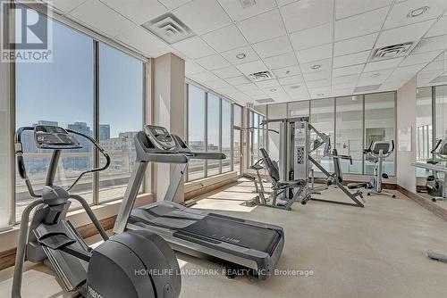 1806 - 55 Elm Drive W, Mississauga, ON - Indoor Photo Showing Gym Room