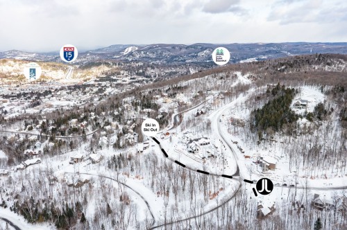 Photo aérienne - 650 Rue De Belle-Plagne, Saint-Sauveur, QC - Outdoor With View