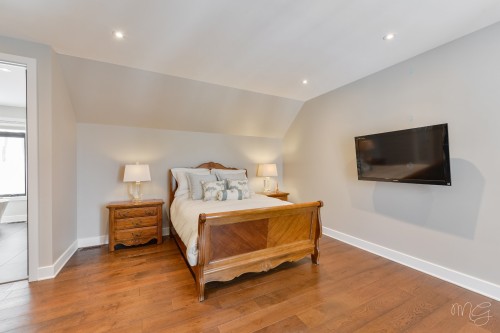 Chambre à coucher principale - 650 Rue De Belle-Plagne, Saint-Sauveur, QC - Indoor Photo Showing Bedroom