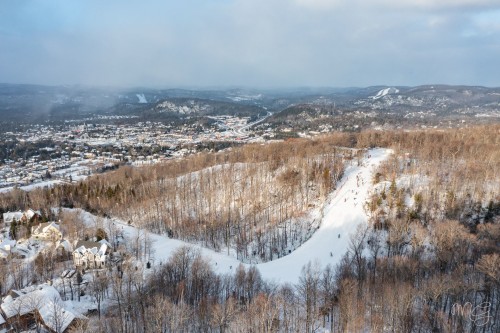 Photo aérienne - 650 Rue De Belle-Plagne, Saint-Sauveur, QC - Outdoor With View