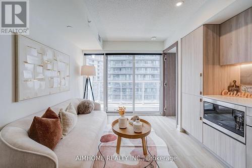 1102 - 19 Bathurst Street, Toronto, ON - Indoor Photo Showing Living Room With Fireplace
