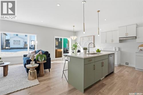338 Katz Avenue, Saskatoon, SK - Indoor Photo Showing Kitchen With Upgraded Kitchen