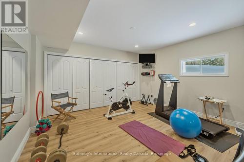 679 Sandy Bay Road, Tiny, ON - Indoor Photo Showing Gym Room