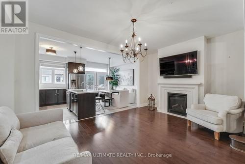 37 Zenith Avenue, Vaughan, ON - Indoor Photo Showing Living Room With Fireplace