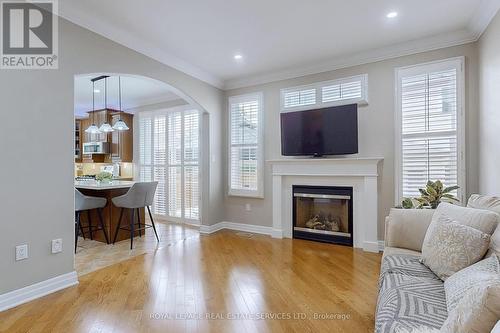 659 Hood Terrace, Milton, ON - Indoor Photo Showing Living Room With Fireplace