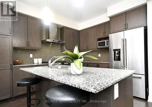 2Nd+Main - 25 Faders Drive, Brampton, ON - Indoor Photo Showing Kitchen With Stainless Steel Kitchen With Upgraded Kitchen