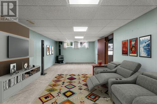 Virtually Staged - 98 Laurier Avenue, Hamilton, ON - Indoor Photo Showing Basement