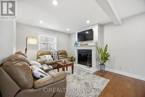 27 Pine Avenue S, Mississauga, ON - Indoor Photo Showing Living Room With Fireplace