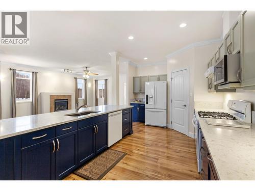 158 1702 Dyke Road, Quesnel, BC - Indoor Photo Showing Kitchen With Double Sink With Upgraded Kitchen