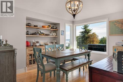 Dinner with a view! - 10091 View St, Chemainus, BC - Indoor Photo Showing Dining Room