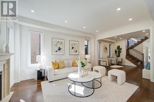 87 Mccague Avenue, Richmond Hill, ON - Indoor Photo Showing Living Room With Fireplace